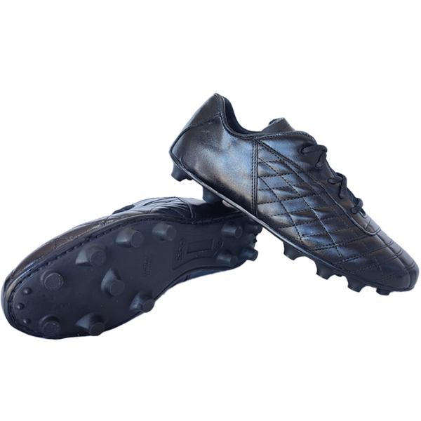 SM-BOTI649-F11-FG-LIS-1 Botines De Cuero Fútbol 11